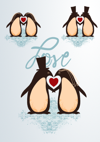 penguin love